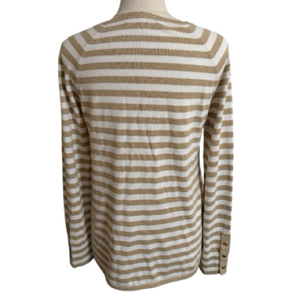 Lilly Pulitzer Sweater Size Large Dinah Gold - Picture 3 of 6